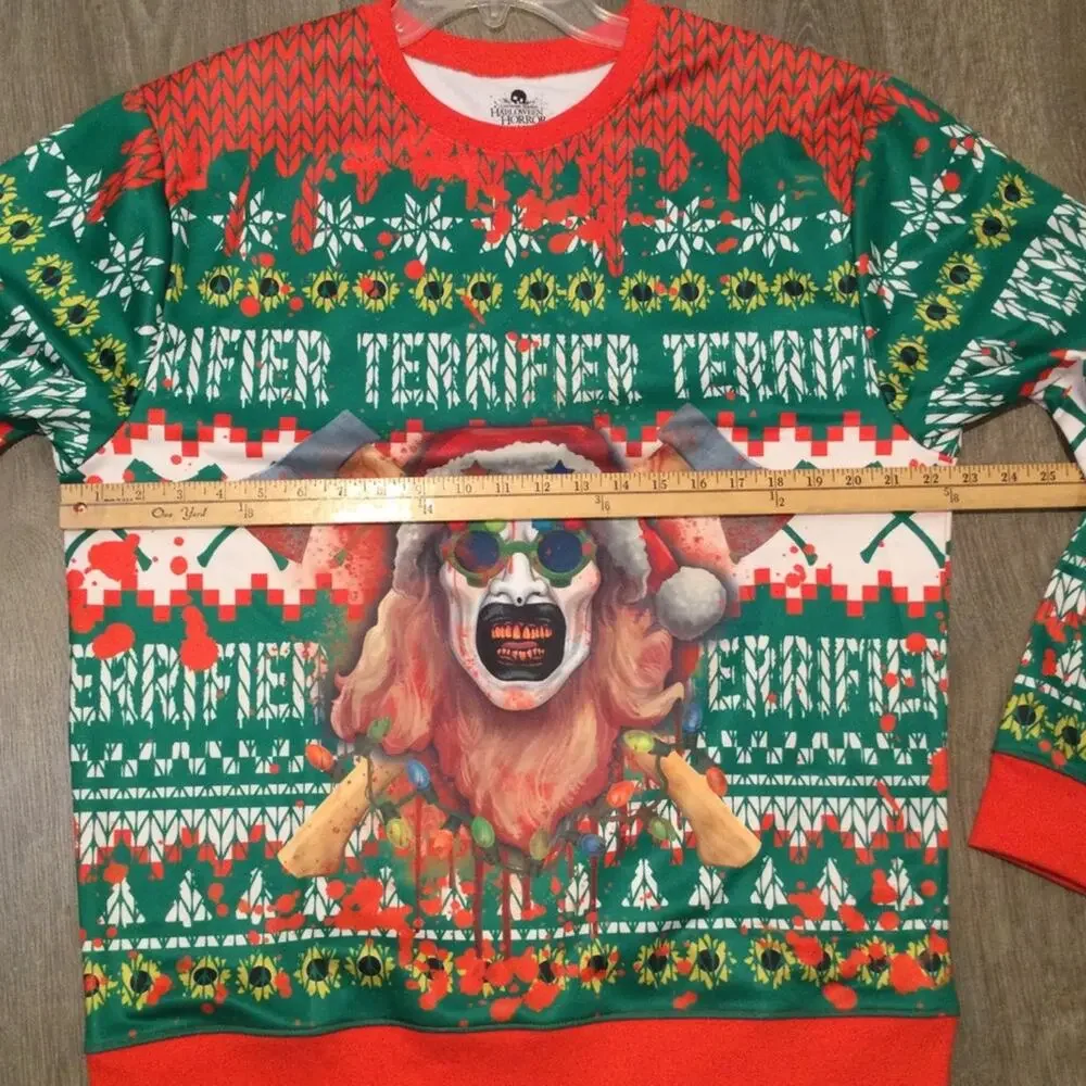 Halloween Horror Nights 2025 Terrifier Christmas/Halloween top L